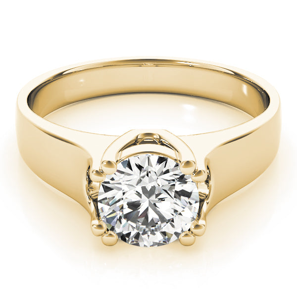 Solitaire Double Prong Engagement Ring