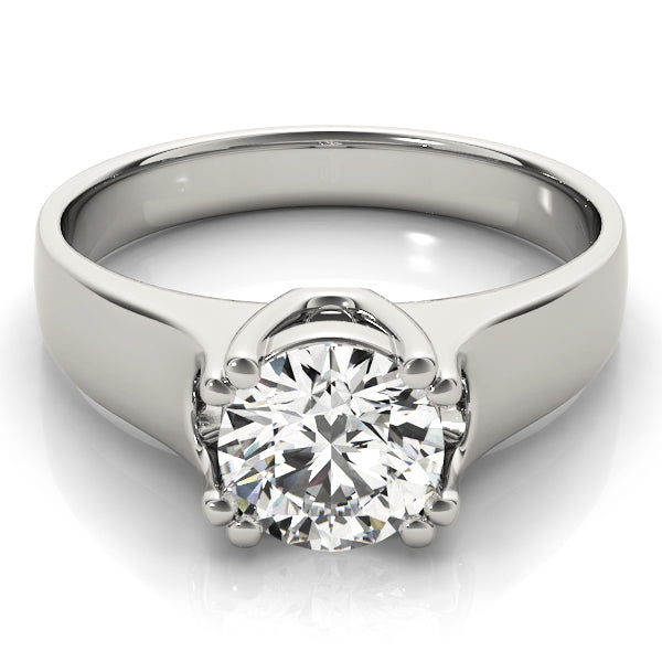 Solitaire Double Prong Engagement Ring