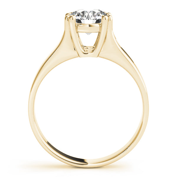 Solitaire Double Prong Engagement Ring