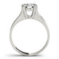 Solitaire Double Prong Engagement Ring