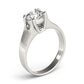 Solitaire Double Prong Engagement Ring