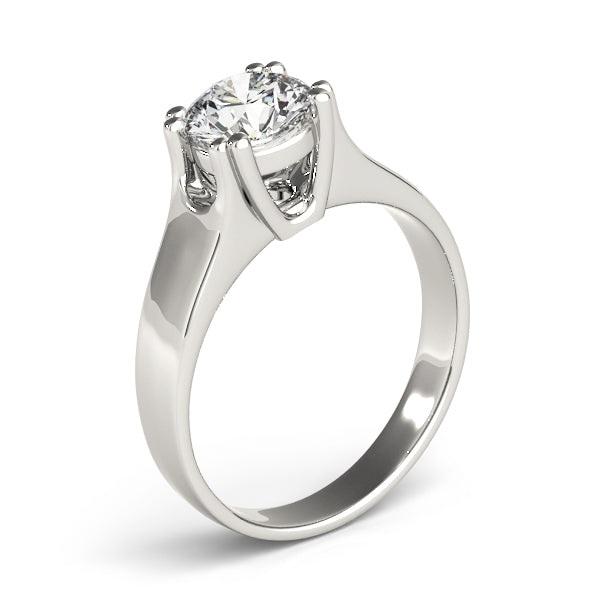 Solitaire Double Prong Engagement Ring