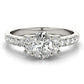 Single Row Oval Shape Color Ring