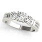 3-Stone Round Engagement Ring