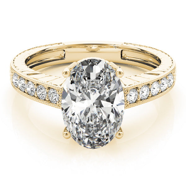 Vintage-Inspired Milgrain Engagement Ring