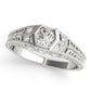 Vintage-Inspired Round Engagement Ring