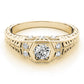 Vintage-Inspired Round Engagement Ring