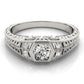 Vintage-Inspired Round Engagement Ring
