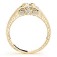Vintage-Inspired Round Engagement Ring