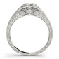 Vintage-Inspired Round Engagement Ring