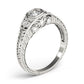 Vintage-Inspired Round Engagement Ring