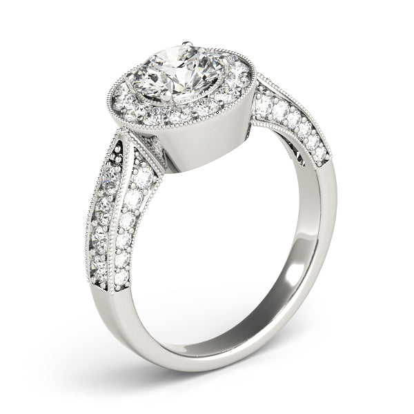ENGAGEMENT RINGS HALO ROUND