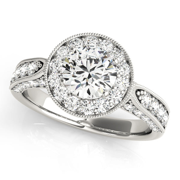 ENGAGEMENT RINGS HALO ROUND