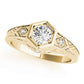 Vintage-Inspired Round Engagement Ring