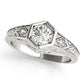 Vintage-Inspired Round Engagement Ring
