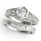 Vintage-Inspired Round Engagement Ring