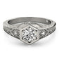 Vintage-Inspired Round Engagement Ring