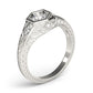 Vintage-Inspired Round Engagement Ring