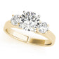 3-Stone Round Engagement Ring