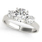 3-Stone Round Engagement Ring