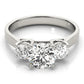 3-Stone Round Engagement Ring