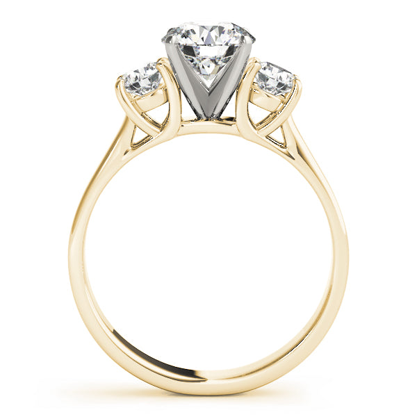 3-Stone Round Engagement Ring