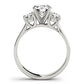 3-Stone Round Engagement Ring