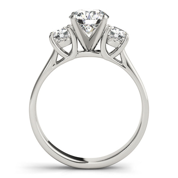 3-Stone Round Engagement Ring