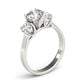 3-Stone Round Engagement Ring