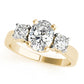 3-Stone Prong Set Engagement Rings
