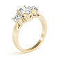 3-Stone Prong Set Engagement Rings
