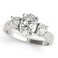 3-Stone Prong Set Engagement Rings