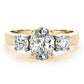 3-Stone Prong Set Engagement Rings