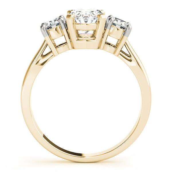 3-Stone Prong Set Engagement Rings