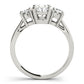 3-Stone Prong Set Engagement Rings