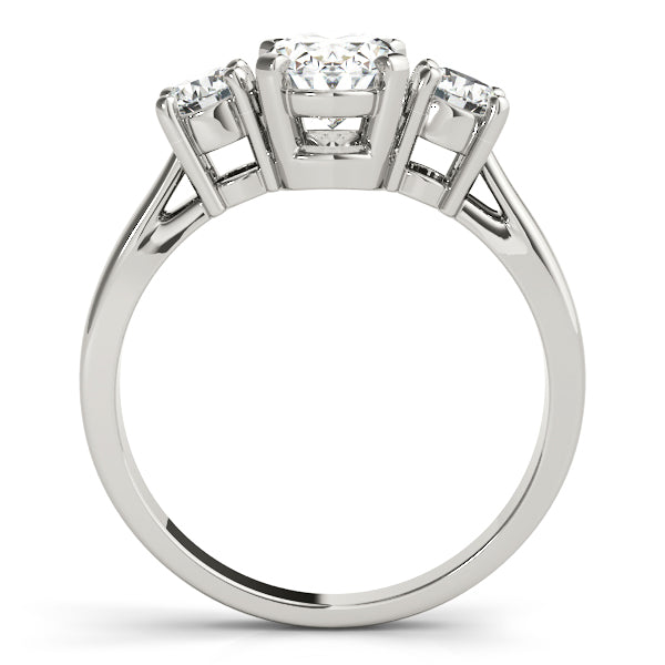 3-Stone Prong Set Engagement Rings