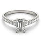 Single Row Trellis Prong Set Engagement Ring
