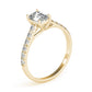 Single Row Trellis Prong Set Engagement Ring