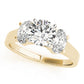 3-Stone Oval Trellis Engagement Ring