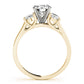 3-Stone Oval Trellis Engagement Ring