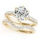 Single Row Prong Engagement Ring