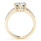 Single Row Prong Engagement Ring