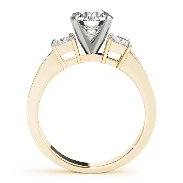 3-Stone Channel Set Engagement Ring
