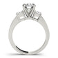 3-Stone Channel Set Engagement Ring