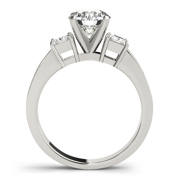 3-Stone Channel Set Engagement Ring