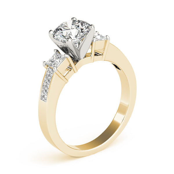 3-Stone Channel Set Engagement Ring