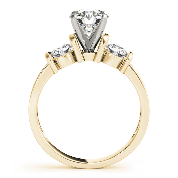 3-Stone Round Engagement Rings