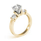 3-Stone Round Engagement Rings