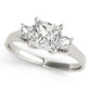 ENGAGEMENT RINGS 3 STONE PRINCESS