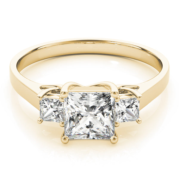 ENGAGEMENT RINGS 3 STONE PRINCESS